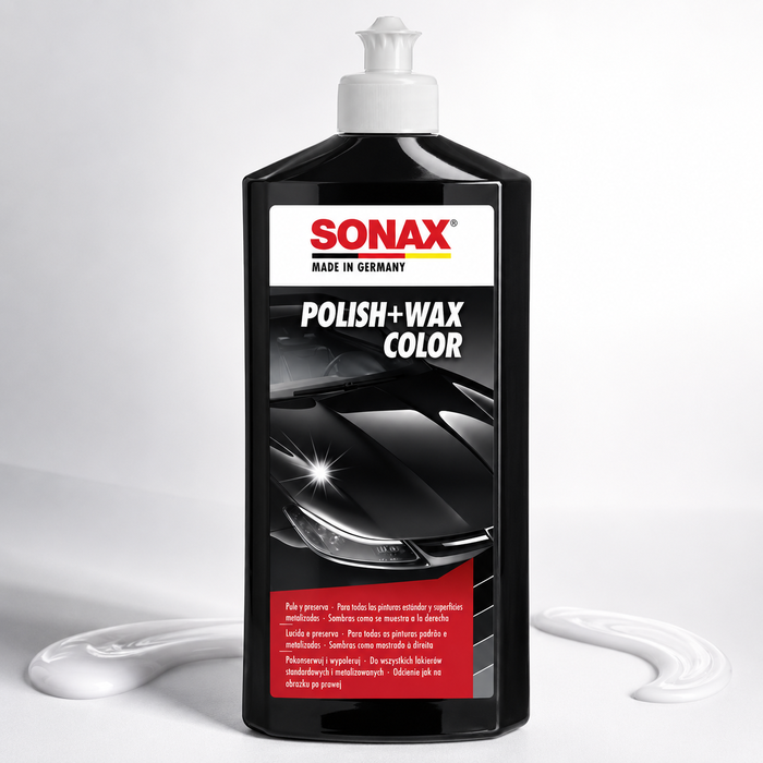 Sonax Abrillantador + Cera Negro 500ml