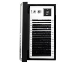 Nanolash Pestañas Postizas Volume Lashes 0.10 C #6-13 mm Seda Rizo C para Volumen y Clásicas