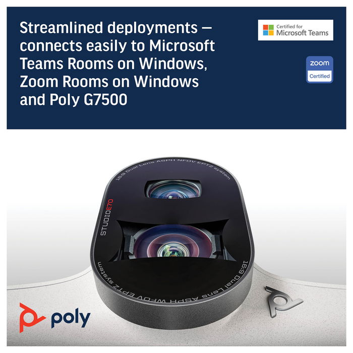 HP Poly Studio E70 Smart Camera HP Poly Studio E70 Smart Camera