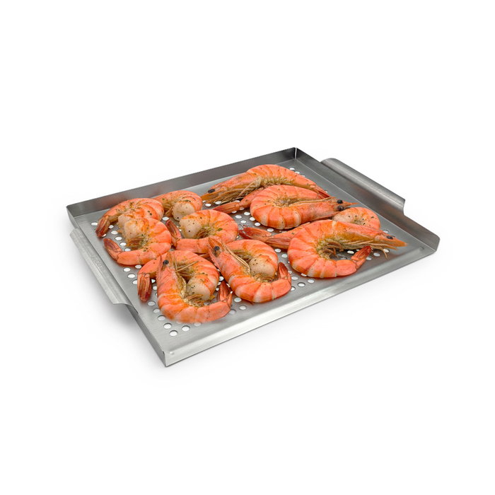 Inde Plancha Barbacoa con Agujeros Algon BBQ 40x29cm