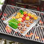 Inde Plancha Barbacoa con Agujeros Algon BBQ 40x29cm