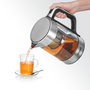 Severin WK 3422 Hervidor de agua de acero inoxidable y vidrio