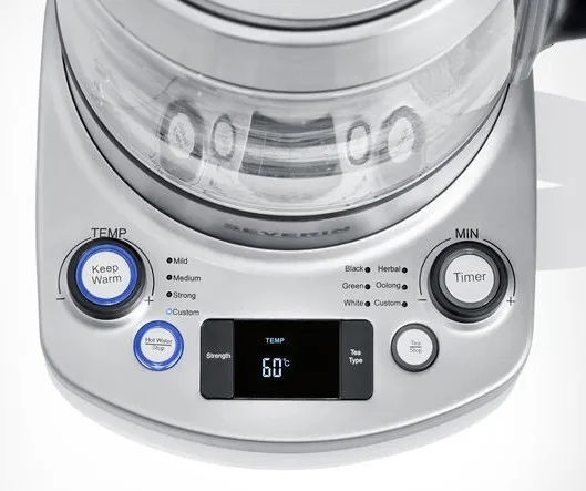 Severin WK 3422 Hervidor de agua de acero inoxidable y vidrio
