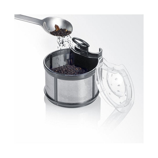 Severin Tetera Eléctrica WK 3422 Professional de Acero Inoxidable y Vidrio, 1.7 Litros, 3000W, 12 Temperaturas, Función Mantener Caliente, Apagado Automático