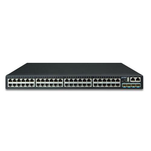 Planet SGS-6341-48T4X Switch de Red Gestionable L3 Apilable con 48 Puertos RJ45 Gigabit y 4 SFP+ 10G