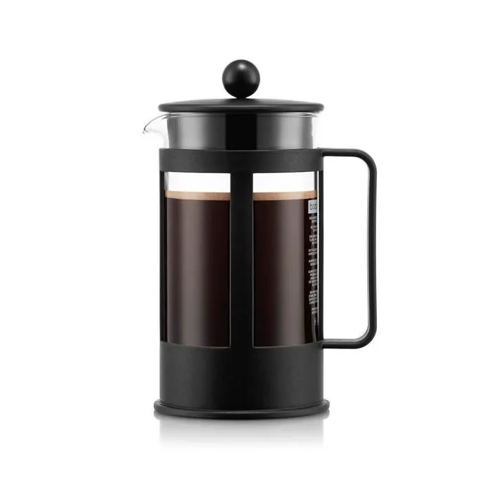 Bodum Cafetera de Pistón Kenia, 1.0 L, 8 Tazas, 0727015123325