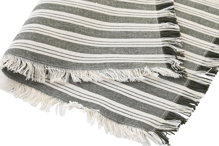 DKD Home Decor Individuales Basicos Verde Blanco 33 x 0.5 x 50 cm (6 Unidades)