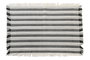 DKD Home Decor Salvamanteles Individuales de Algodón con Rayas Verde y Blanco, Pack de 6