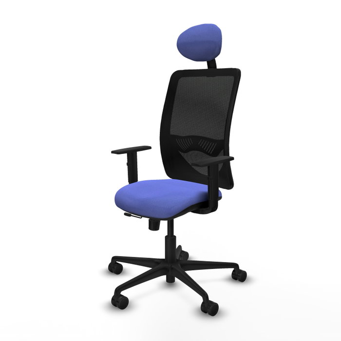 PIQUERAS Y CRESPO Silla de oficina Zulema Azul claro y Negro PIQUERAS Y CRESPO Silla de oficina Zulema Azul claro y Negro
