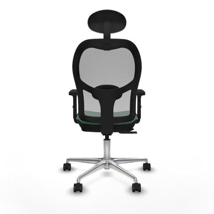 PIQUERAS Y CRESPO Silla de oficina Jorquera con mecanismo Sincro/Traslack, Verde esmeralda y Gris PIQUERAS Y CRESPO Silla de oficina Jorquera con mecanismo Sincro/Traslack, Verde esmeralda y Gris