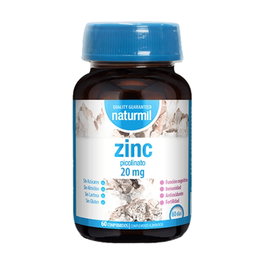 Dietmed Zinc Picolinato 20 mg 60 Comprimidos Complemento Alimenticio Naturmil