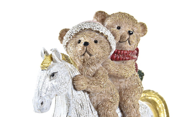 DKD Home Decor Figura de Resina Caballo Surtido de 2 Unidades