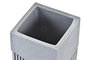 DKD Home Decor Vaso de Resina Gris