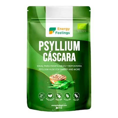 ENERGY FEELINGS Psyllium Entero Cascara 200Gr Eco Vegan Sg ENERGY FEELINGS Psyllium Entero Cascara 200Gr Eco Vegan Sg