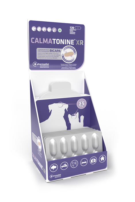 Pharmadiet Calmatonine XR Bicapa 120 Comprimidos Tranquilizante Natural Mascotas