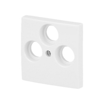 BUSCH-JAEGER 1724-0-4335 Placa de pared para comunicación de datos, Blanco BUSCH-JAEGER 1724-0-4335 Placa de pared para comunicación de datos, Blanco