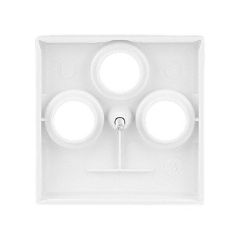 BUSCH-JAEGER 1724-0-4335 Placa de pared para comunicación de datos, Blanco BUSCH-JAEGER 1724-0-4335 Placa de pared para comunicación de datos, Blanco