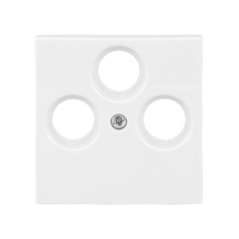 BUSCH-JAEGER 1724-0-4335 Placa de pared para comunicación de datos, Blanco BUSCH-JAEGER 1724-0-4335 Placa de pared para comunicación de datos, Blanco
