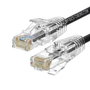 Wp european cabling solution Cable de red Slim Cat. 6A U-UTP 0,2m Negro