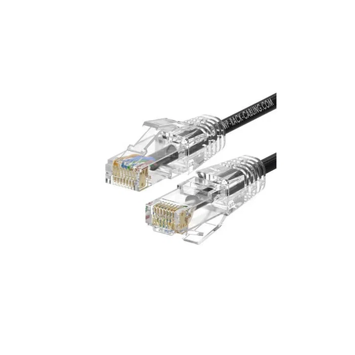 Wp european cabling solution Cable de red Slim Cat. 6A U-UTP 0,2m Negro