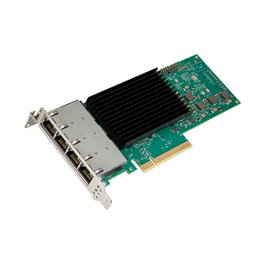 Intel E610-XT4 - Adaptador de Red Ethernet Interno PCIe 4.0 con 4 Puertos RJ-45 10GbE/5GbE/2.5GbE/1GbE para Servidor