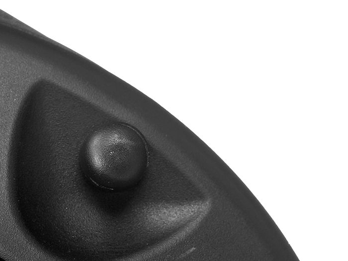 Argon Cable Enrollable 5 Metros Eléctrico 4 Enchufes 2300W Negro/Rojo 25.2x24x9 cm (Set de 6)