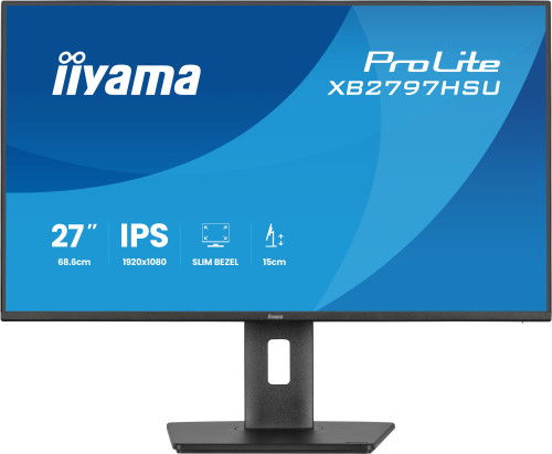Iiyama XB2797HSU-B1 Monitor 27" Full HD IPS Panel Ajustable en Altura HDMI DisplayPort USB Iiyama XB2797HSU-B1 Monitor 27" Full HD IPS Panel Ajustable en Altura HDMI DisplayPort USB