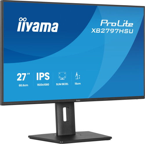 Iiyama XB2797HSU-B1 Monitor 27" Full HD IPS Panel Ajustable en Altura HDMI DisplayPort USB Iiyama XB2797HSU-B1 Monitor 27" Full HD IPS Panel Ajustable en Altura HDMI DisplayPort USB