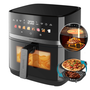 CECOTEC Cecofry&Grill Duoheat 8000 Freidora de Aire y Parrilla 8L Negro