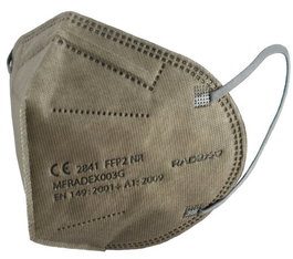 Mascarilla Ffp2 Radex Homologada Ce 2841 Sin Grafeno Gris Oscuro (Set de 25)