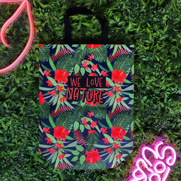 Entre Temps Bolsa Compra 32,5X13X36 Jungla