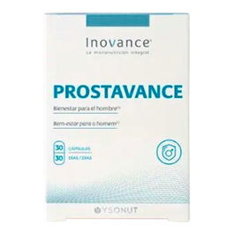 INOVANCE Prostavance 30 Comp. Complemento Alimenticio para Confort Urinario Hombre a partir de 50 Años con Extractos de Plantas, Zinc, Selenio y Vitaminas Antioxidantes