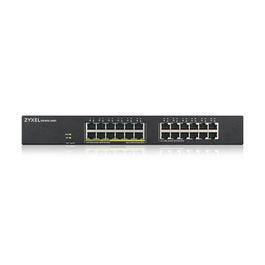 Zyxel Switch Gs1900-24Ep - Eu0101F, 24 Puertos Gigabit Gestionado L2 con PoE, Montaje en Rack, Negro
