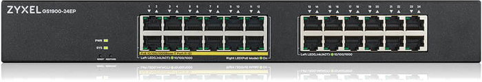 Zyxel GS1900-24EP Switch Gestionado L2 con 24 Puertos Gigabit y 12 Puertos PoE+