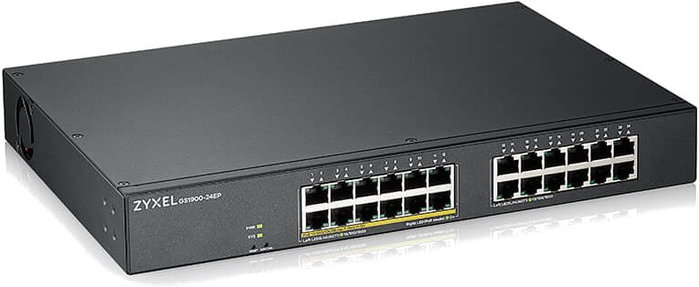 Zyxel GS1900-24EP Switch Gestionado L2 con 24 Puertos Gigabit y 12 Puertos PoE+
