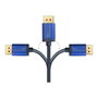 GoodConnections 4860-SF020B Cable DisplayPort 1.4 Macho a HDMI 2.0 Macho 2 m Azul, 4K Ultra HD 3840x2160 Pixeles 60 Hz, HDCP 2.2
