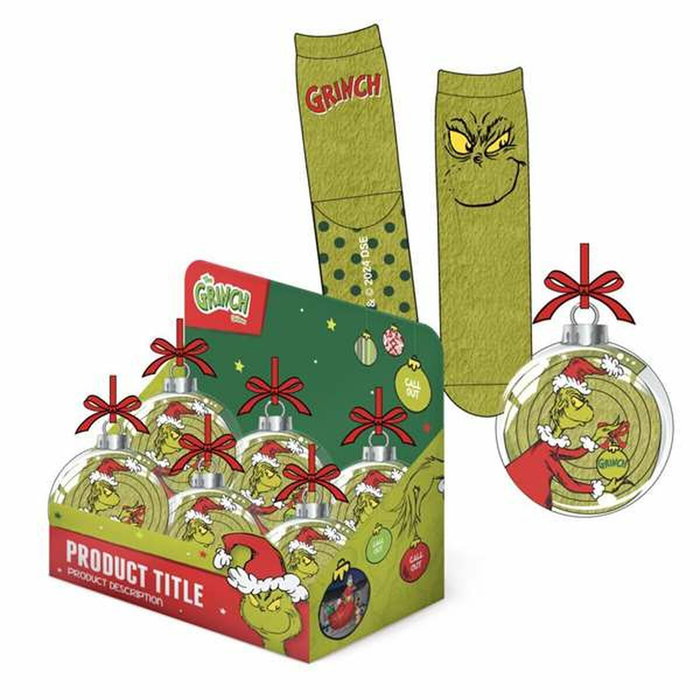 Cerdá Calcetín Antideslizante Navideño The Grinch (talla 38-45) Cerdá Calcetín Antideslizante Navideño The Grinch (talla 38-45)