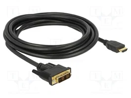 DeLOCK 85585 Cable Adaptador de Video HDMI a DVI de 3 m