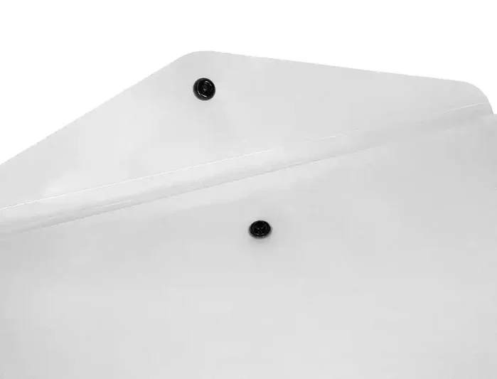 Liderpapel Carpeta Dossier con Broche y Multitaladro Transparente DIN A4
