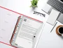 Liderpapel Carpeta Dossier con Broche y Multitaladro Transparente DIN A4