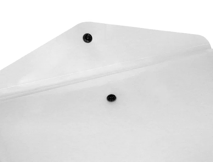 Liderpapel 36664 Carpeta Dossier Polipropileno Multitaladro Cierre Broche DIN A4 Transparente Pack 5