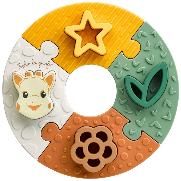 Sophie La Girafe - Rompecabezas de Aprendizaje Temprano Sophie la Jirafa, Mi Primer Puzzle, 8 Piezas, Caucho Natural SOP3056560103559