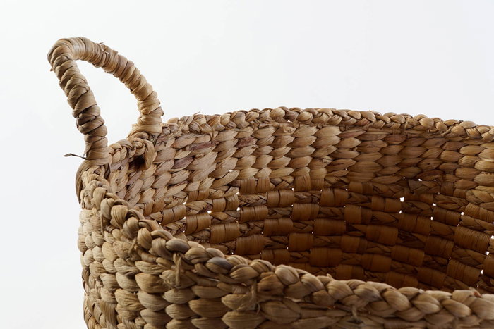 DKD Home Decor Cesta de Yute Marrón 38 x 41 x 38 cm Set de 4 Piezas Hecho a Mano Reciclable