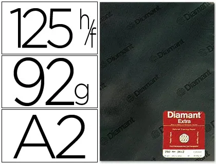 Diamant Papel Vegetal Din A2 92 gr Hoja