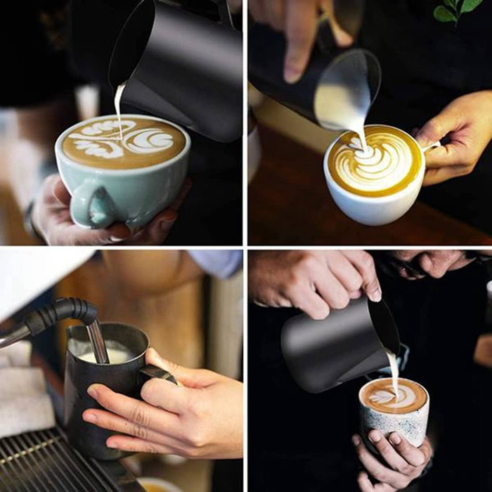 My Bar Lechera Acero Inoxidable Black 600ml 8x11cm (12 Unidades)