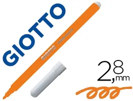 Giotto Rotuladores Turbo Color Naranja Estuche 12 Ud