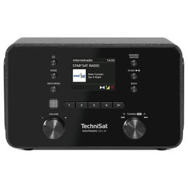TechniSat DigitRadio 550 IR - Radio Digital Personal con DAB+/FM, Wi-Fi, Bluetooth 5.2, Pantalla TFT 2.4", Altavoces, USB, Negro