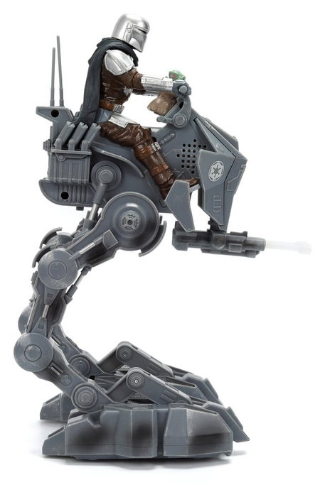 Jada Toys Star Wars Imperial Remnant AT-RT con El Mandaloriano y Grogu