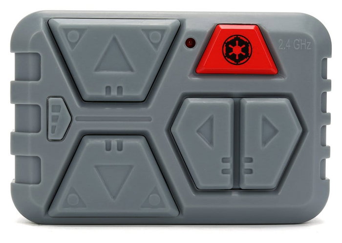 Jada Toys Star Wars Imperial Remnant AT-RT con El Mandaloriano y Grogu