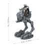 Jada Toys Star Wars AT-RT Imperial Remnant con El Mandaloriano y Grogu 1/12